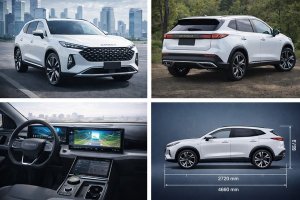 OMODA C7: габариты, пропорции и архитектура современного кроссовера